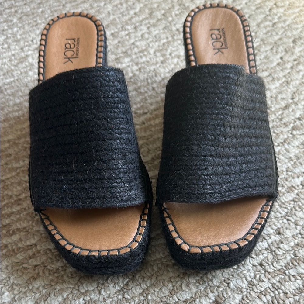 Nordstrom Black Women's Slide Sandals